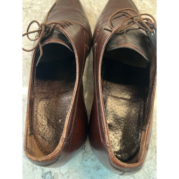 The Florsheim Shoe Men\'s Brown Leather Lace Up Dress Shoes Size 8.5 JL main image 7